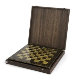 Silver-Plated Greek-Themed Chess Set by Hazorfim