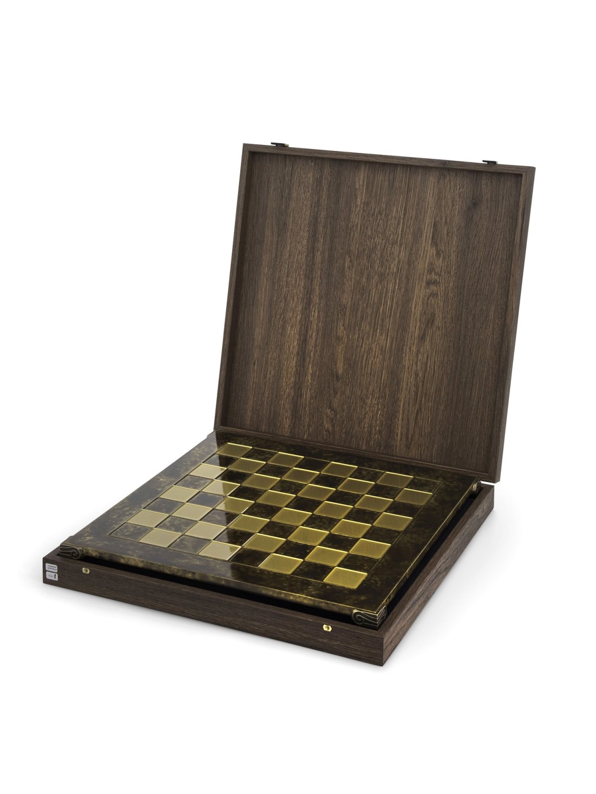 Silver-Plated Greek-Themed Chess Set by Hazorfim