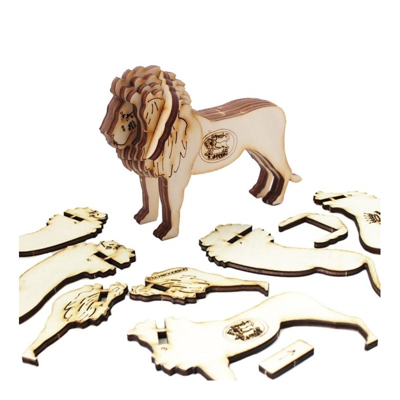 Lion of Meggido: Do-It-Yourself 3D Puzzle Kit