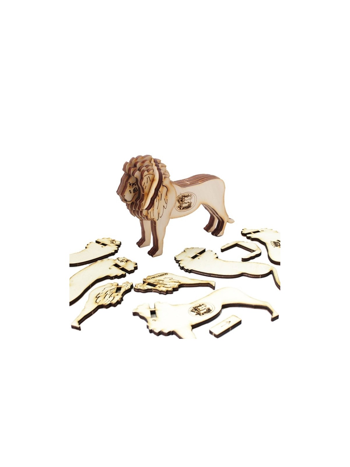 Lion of Meggido: Do-It-Yourself 3D Puzzle Kit