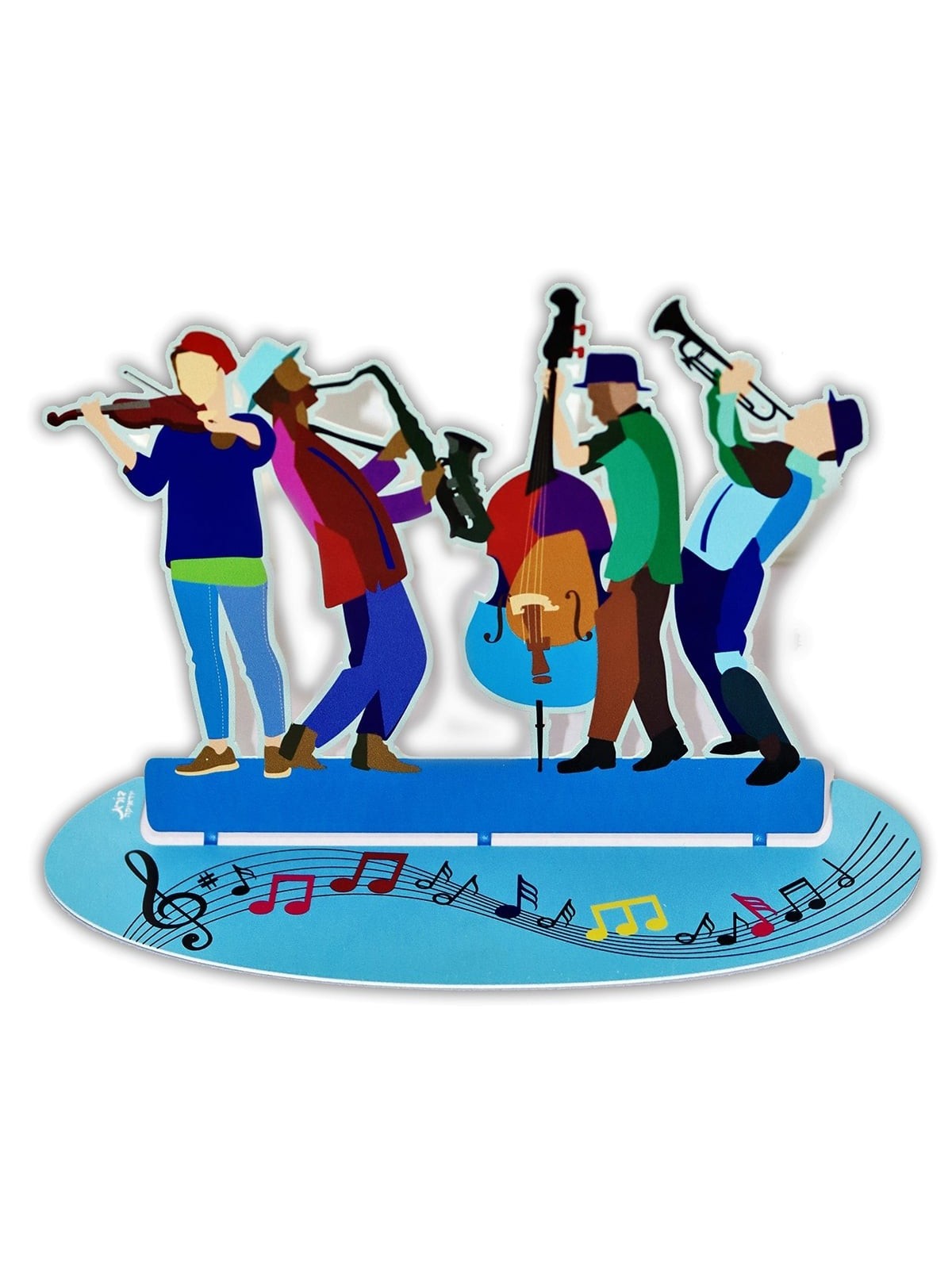 Dorit Judaica Klezmer Players Sculpture