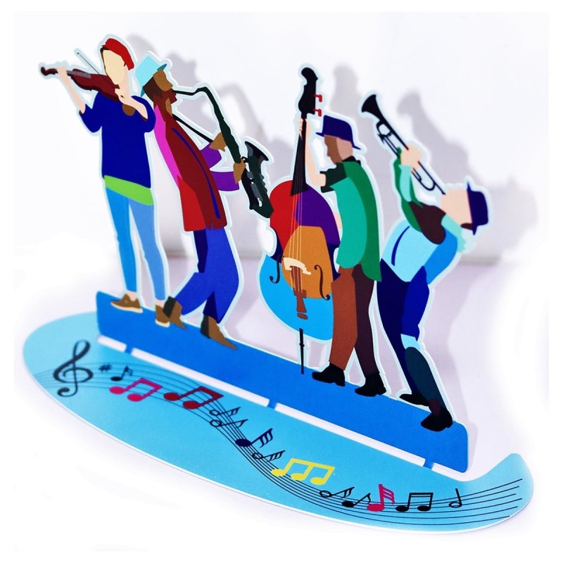 Dorit Judaica Klezmer Players Sculpture