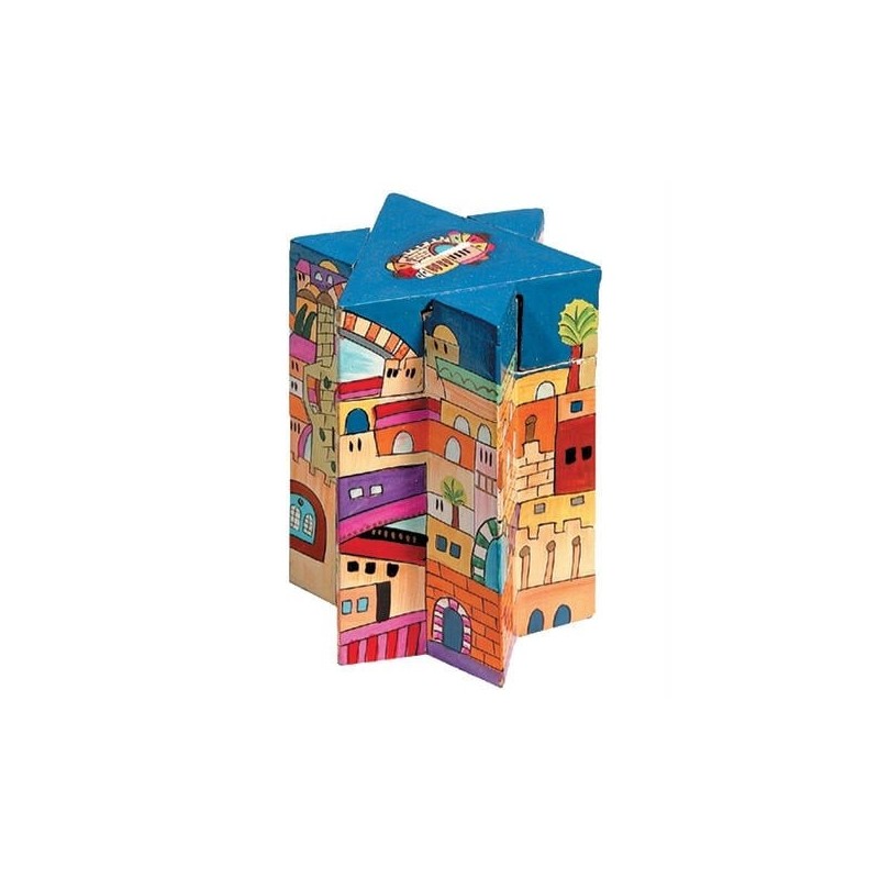 Yair Emanuel Star of David Tzedakah (Charity) Box Jerusalem