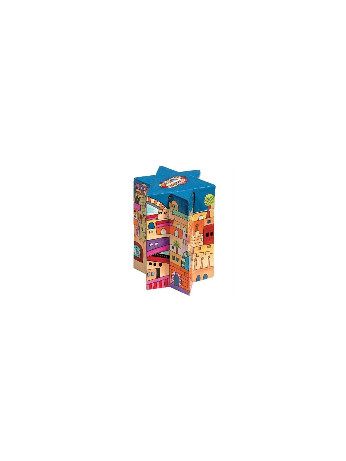 Yair Emanuel Star of David Tzedakah (Charity) Box Jerusalem
