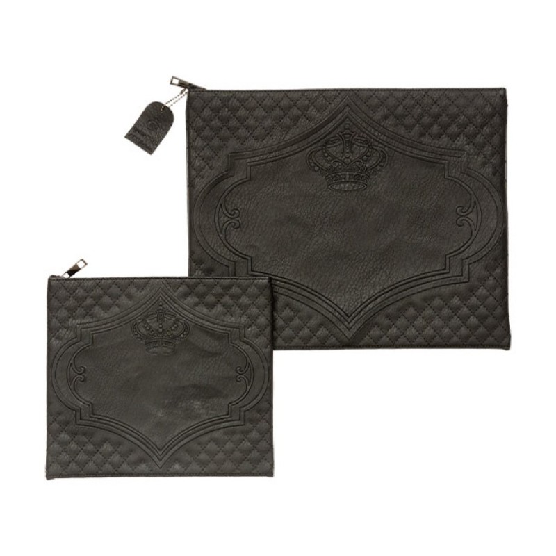Black Faux Leather Tallit and Tefillin Bag ... | Talit & Tefillin Bags