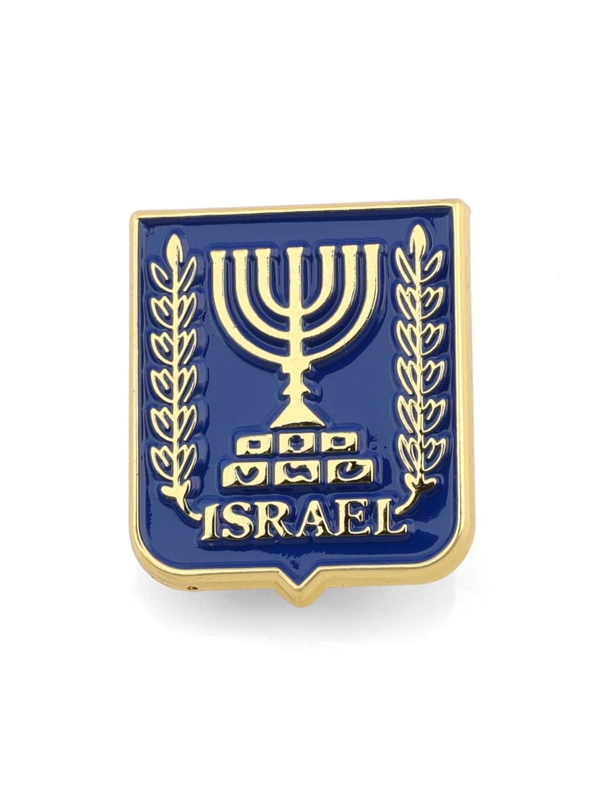 Seal Of Israel Enamel Metal Lapel Pin