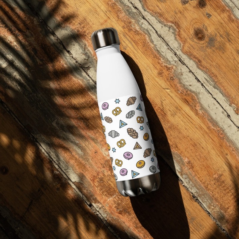 Jewish Pastries Stainless Steel Water Bottle