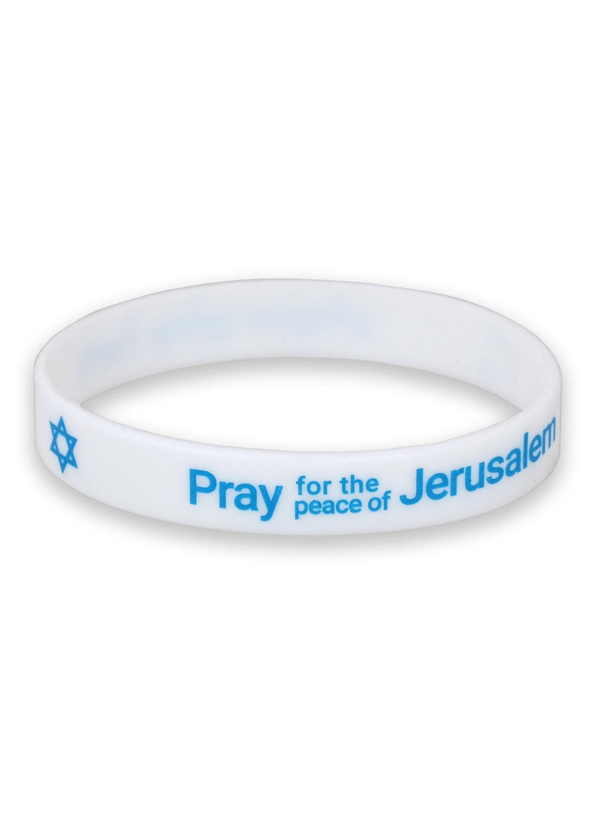 Rubber Bracelet - Pray for the Peace of Jerusalem