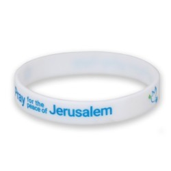 Rubber Bracelet - Pray for the Peace of Jerusalem