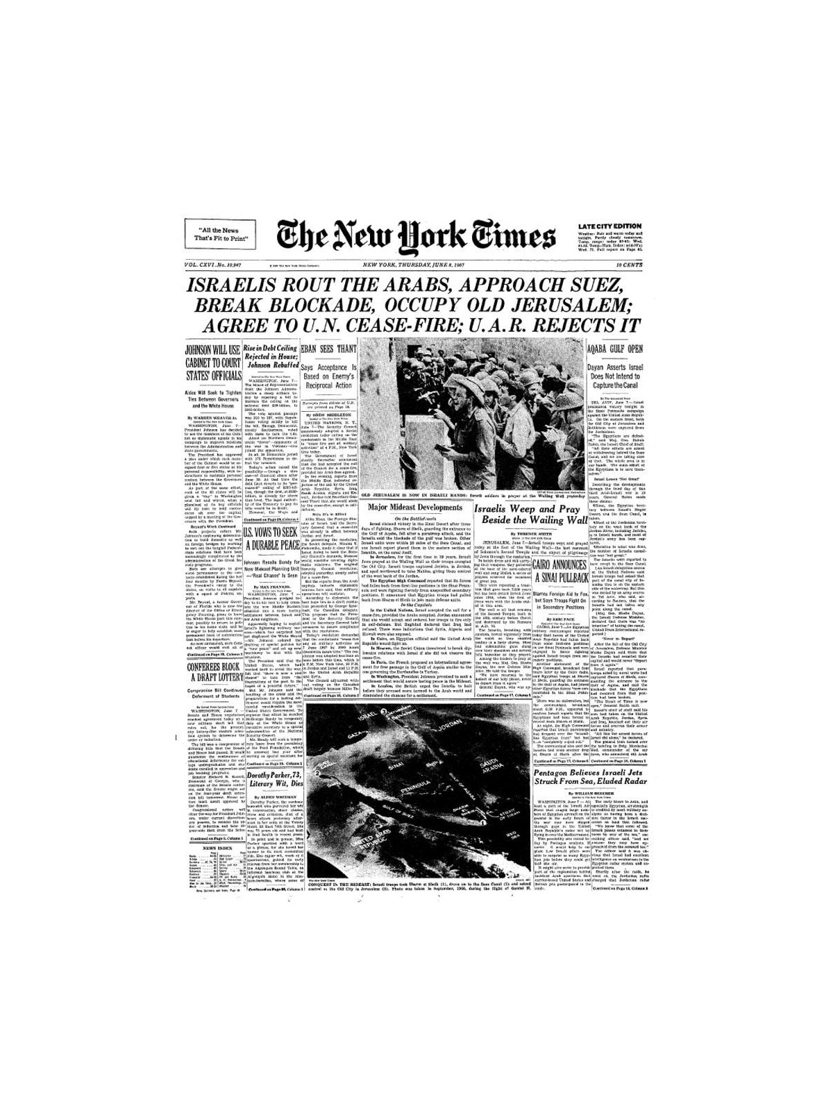 New York Times Reprint - The History of the State of Israel (16 Pages)