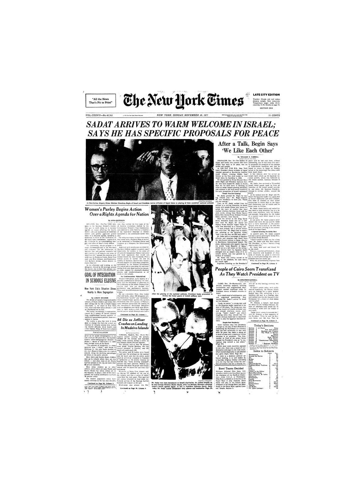 New York Times Reprint - The History of the State of Israel (16 Pages)