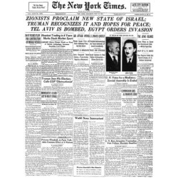 New York Times Reprint - The History of the State of Israel (16 Pages)