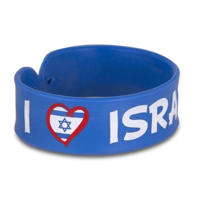 I Love Israel Rubber Bracelet