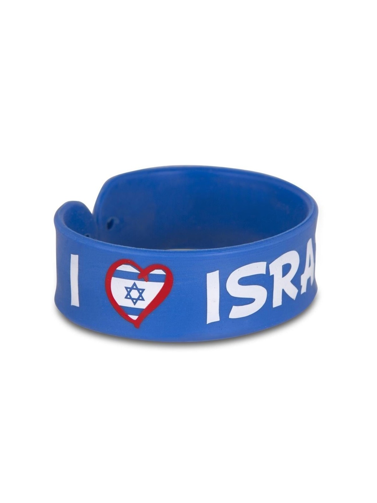 I Love Israel Rubber Bracelet