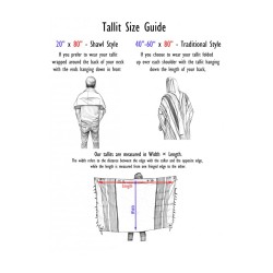 Gabrieli Handwoven Silk Tallit Set Gra... | Gabrieli Hand Woven Tallit