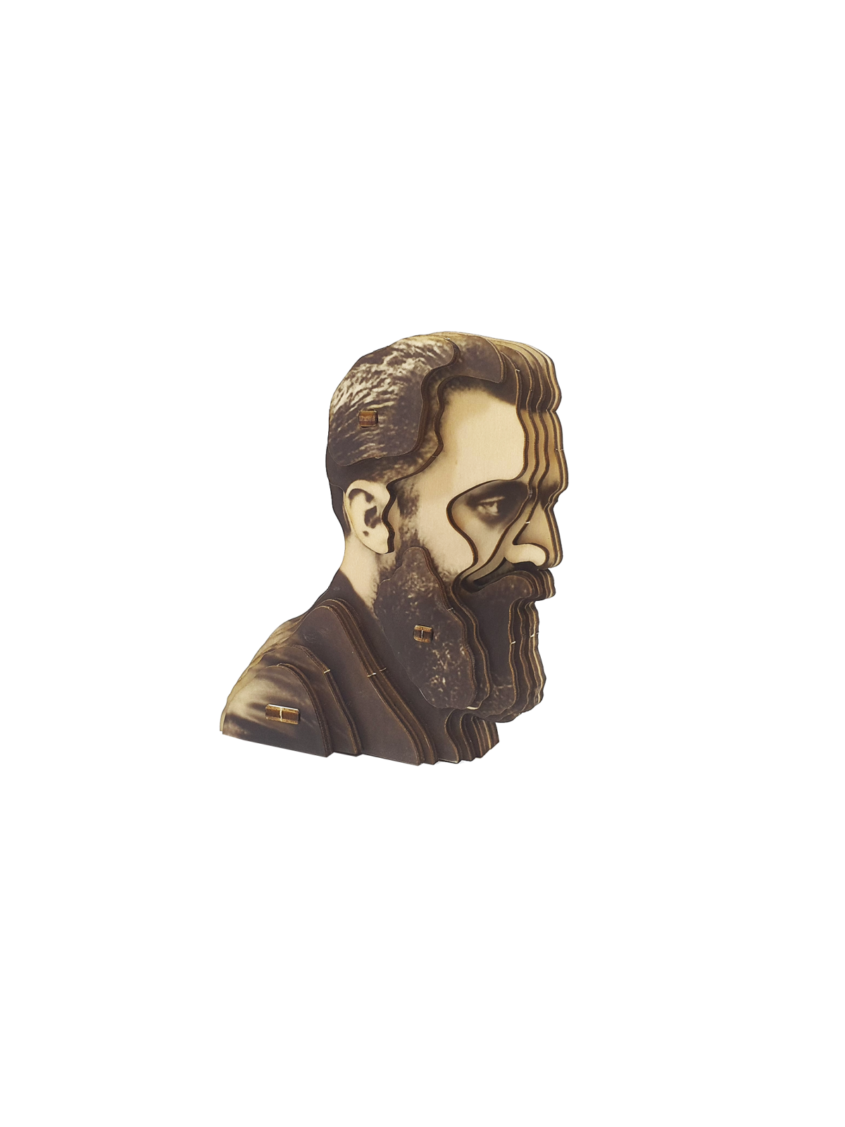 Educational Theodor Herzl 3D Wooden Puzzle Kit