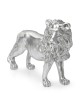 Standing Silver-Plated Lion of Judah