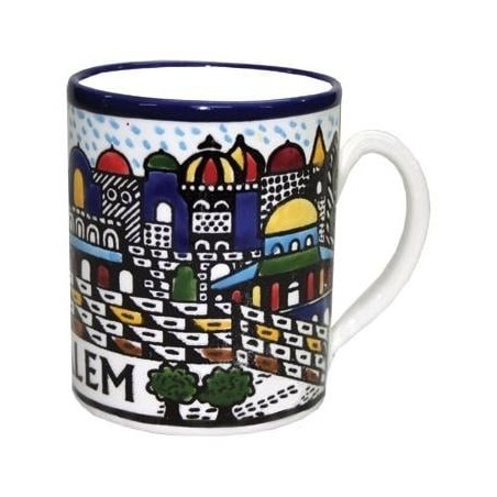Coffee Mug - Jerusalem (Classic). Armenian Ceramic