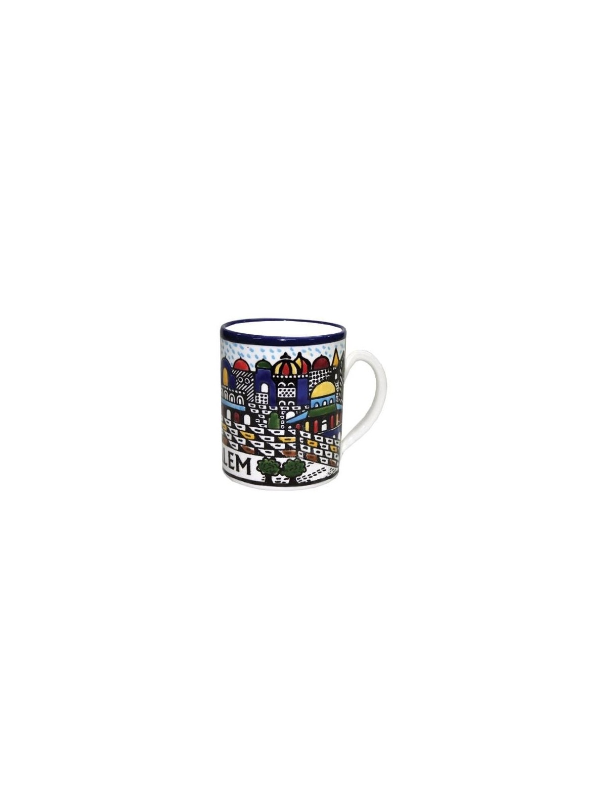 Coffee Mug - Jerusalem (Classic). Armenian Ceramic