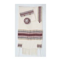 Weaving Creation Hand Woven Tallit Tifere... | Weaving Creation Tallit
