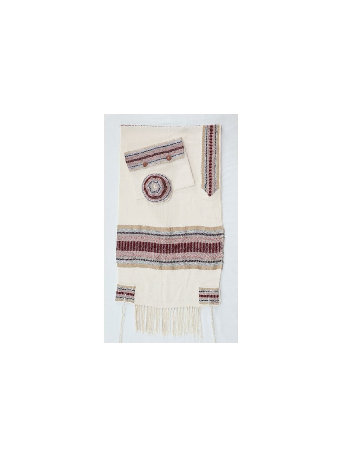 Weaving Creation Hand Woven Tallit Tifere... | Weaving Creation Tallit