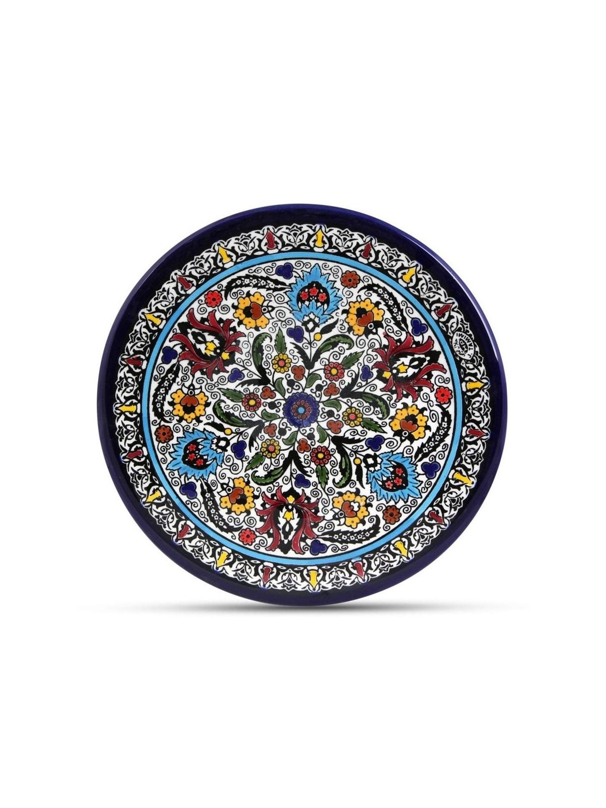 Flowers Plate. Armenian Ceramic (D)
