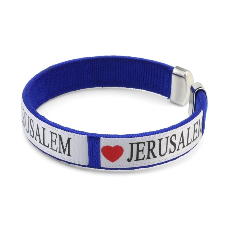Love Jerusalem Bracelet - Blue