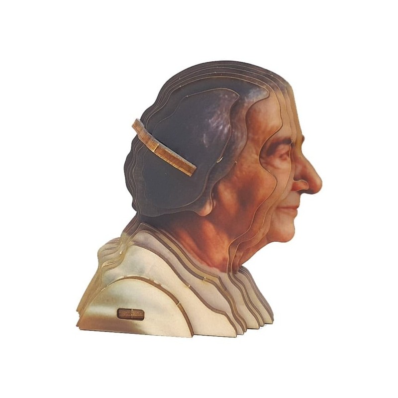 Educational Golda Meir 3D Wooden Puzzle Kit