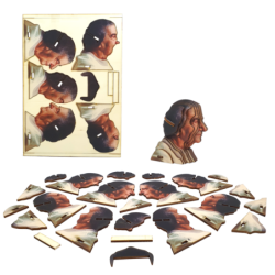 Educational Golda Meir 3D Wooden Puzzle Kit