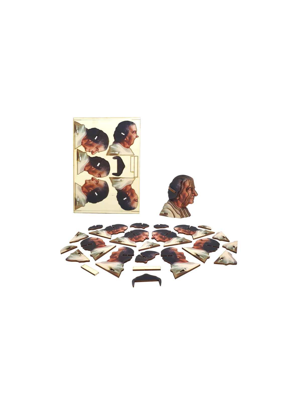 Educational Golda Meir 3D Wooden Puzzle Kit