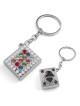 Mini Tehillim (Book of Psalms) Keychain With Hoshen and Hamsa Designs