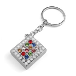Mini Tehillim (Book of Psalms) Keychain With Hoshen and Hamsa Designs