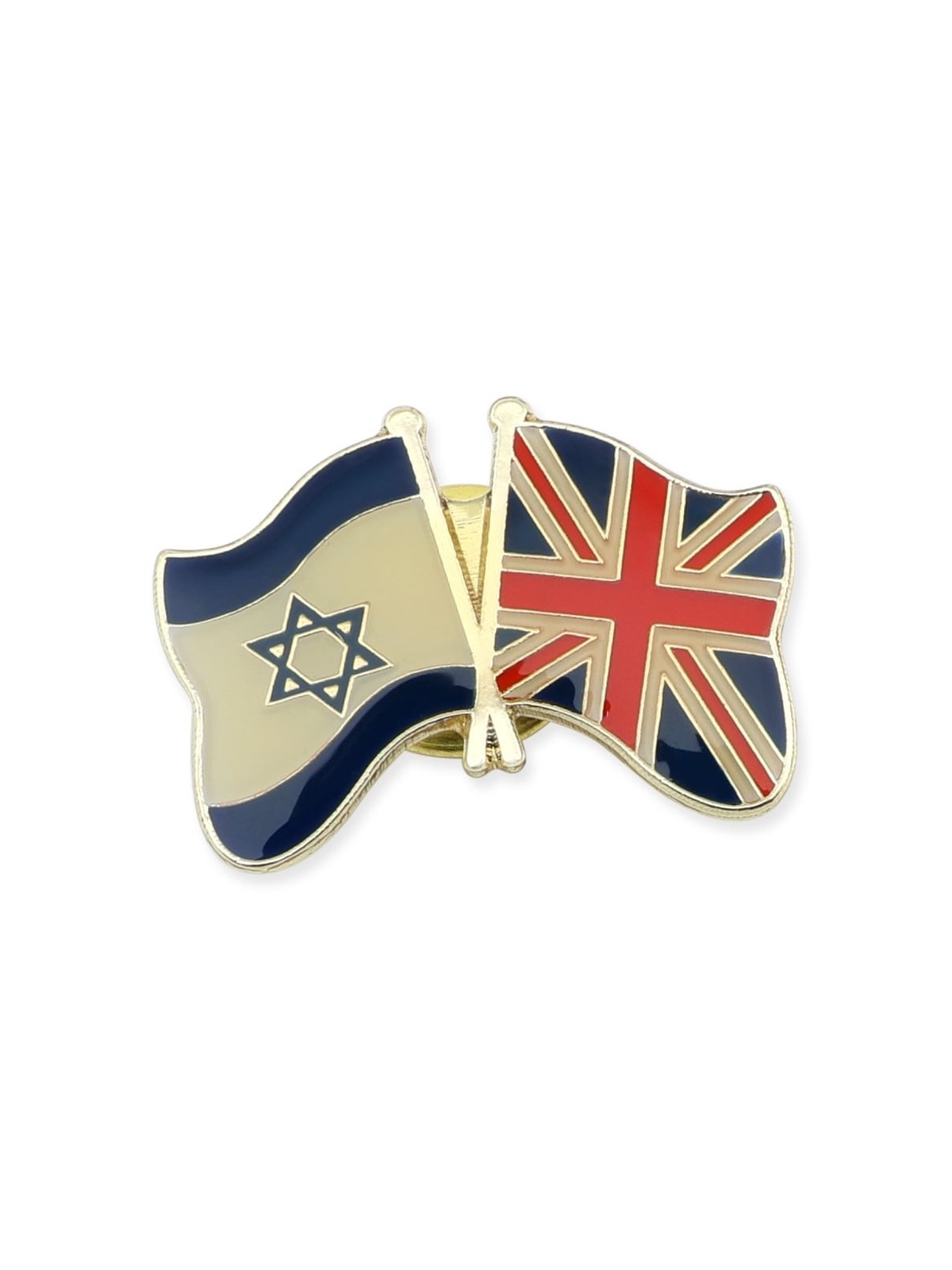 United Kingdom - Israel Friendship Enamel Metal Lapel Pin