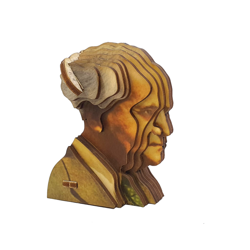 Educational David Ben-Gurion 3D Wooden Puzzle Kit