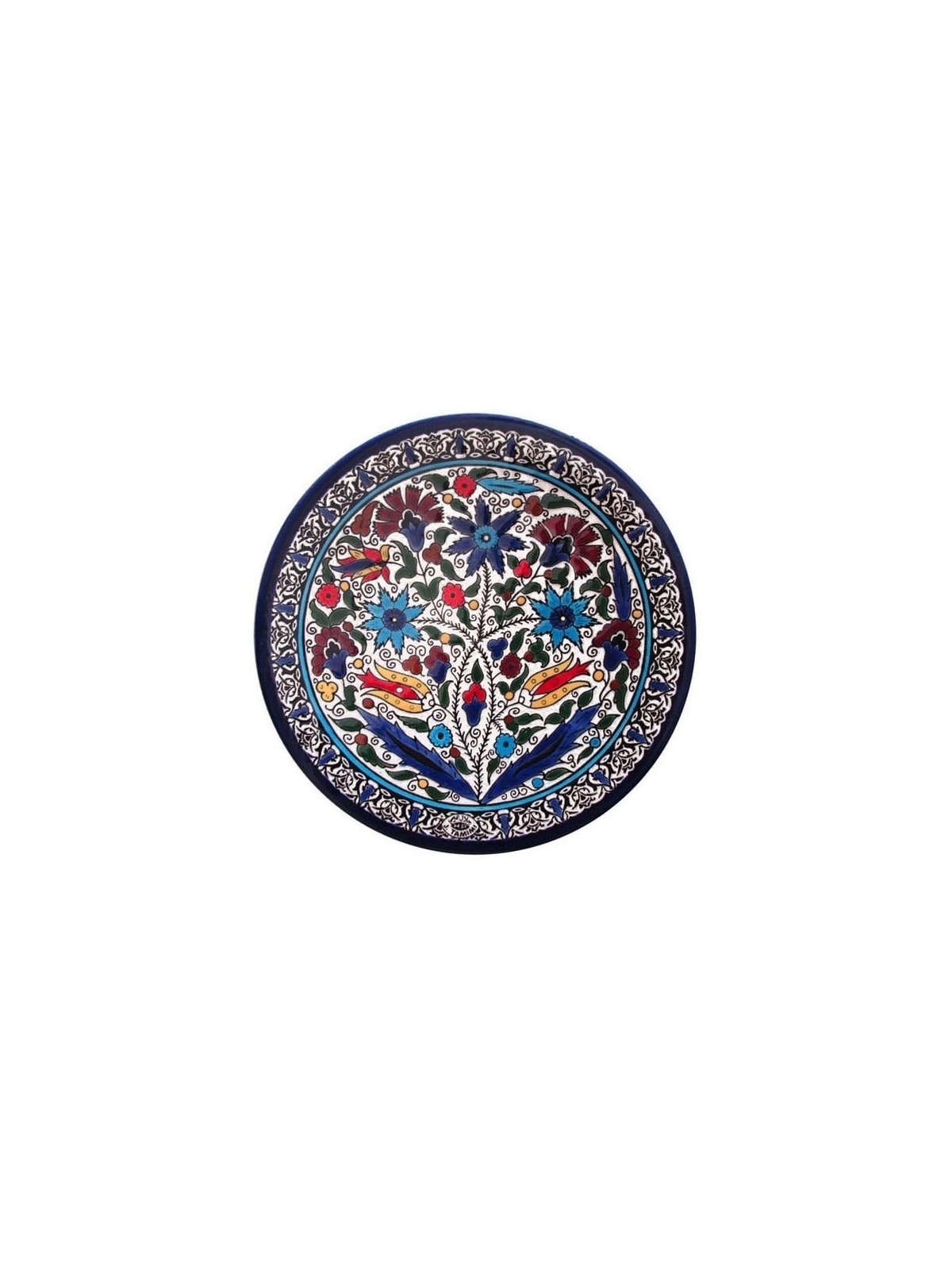 Flowers Plate. Armenian Ceramic (A)