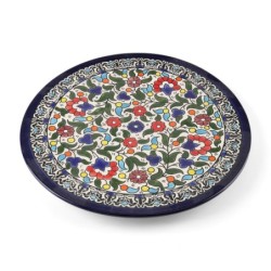 Flowers Plate. Armenian Ceramic (C)