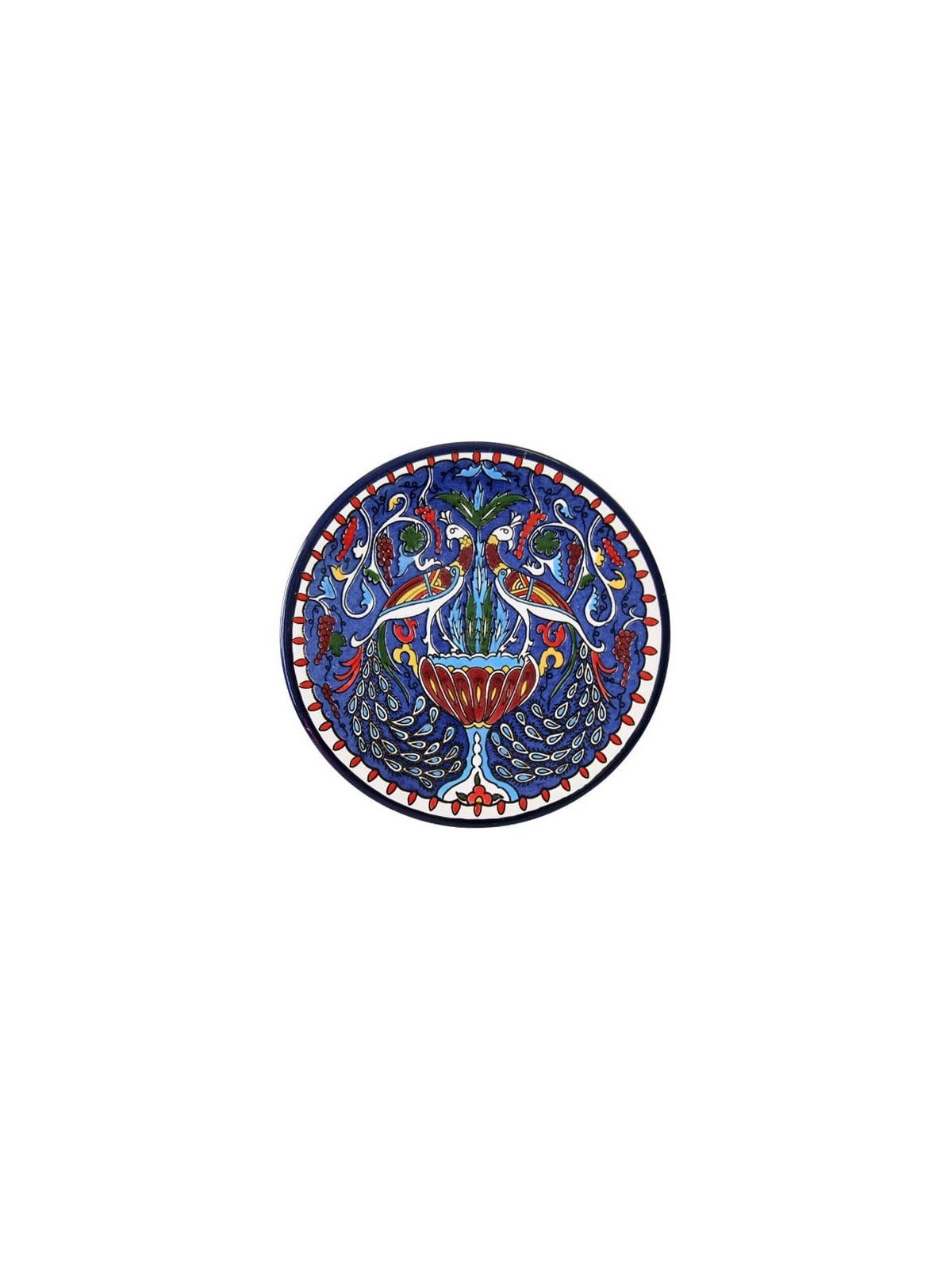 Peacocks Plate. Armenian Ceramic
