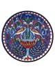 Peacocks Plate. Armenian Ceramic