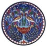 Peacocks Plate. Armenian Ceramic