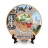 Jerusalem Landmarks Three-Dimensional Decorative Plate
