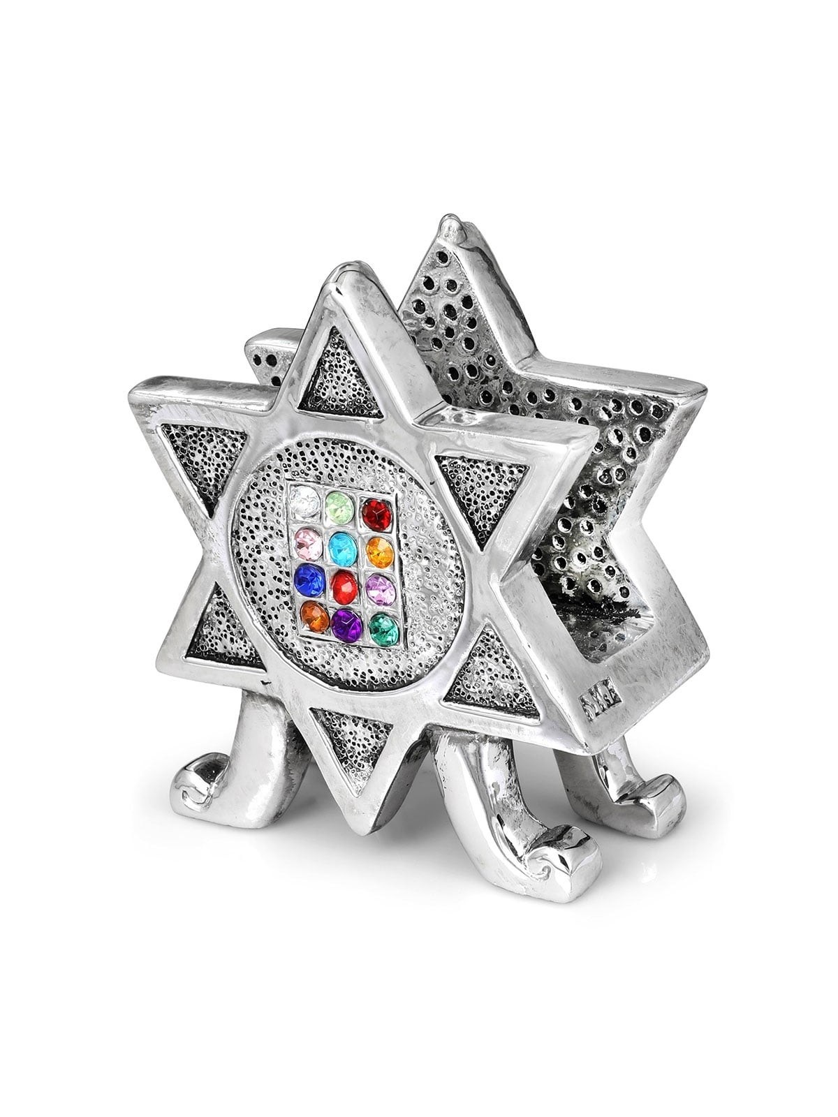 Silver-Plated Star of David Napkin Holder