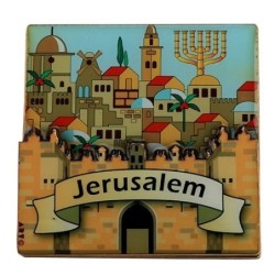 Colorful Decorative Jerusalem Magnet