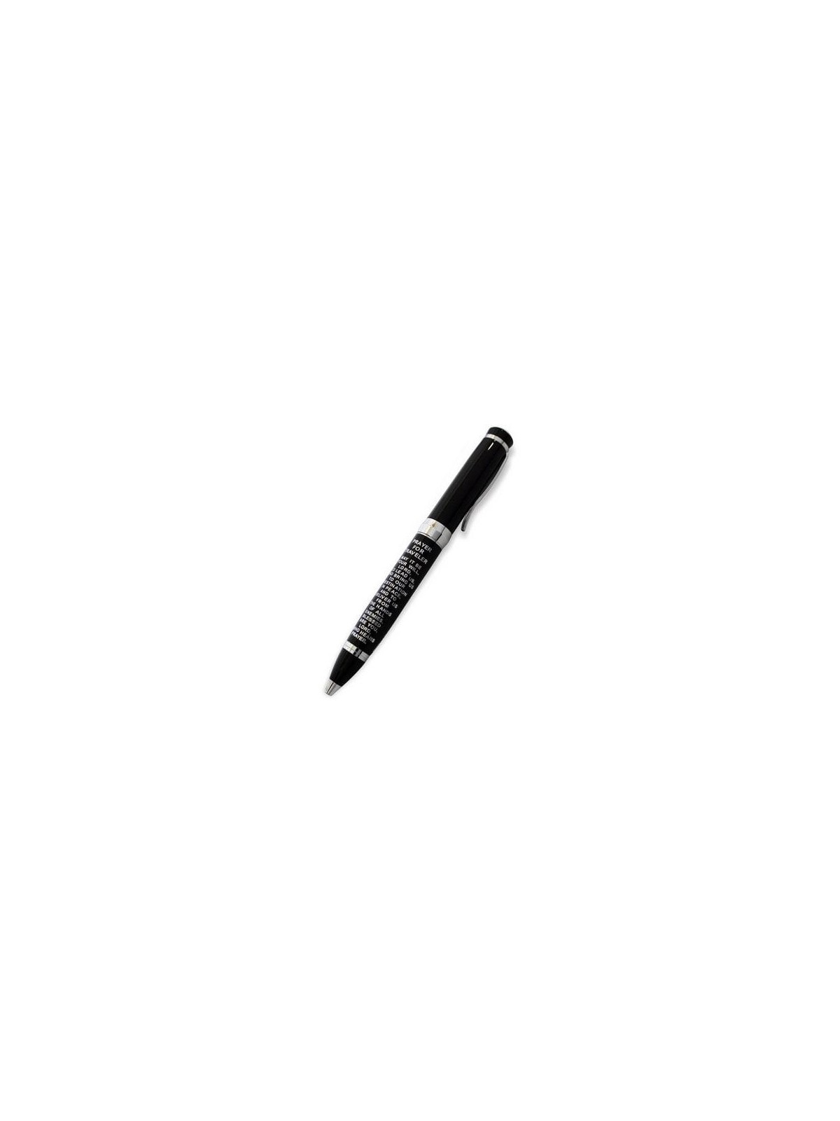 Jerusalem Black Traveler's Prayer Pen - English