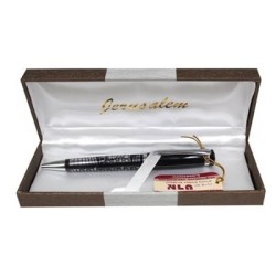 Jerusalem Black Traveler's Prayer Pen - English
