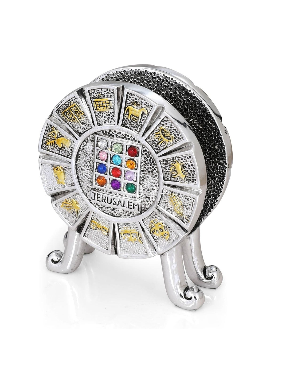 Twelve Tribes and Hoshen Silver-Plated Napkin Holder