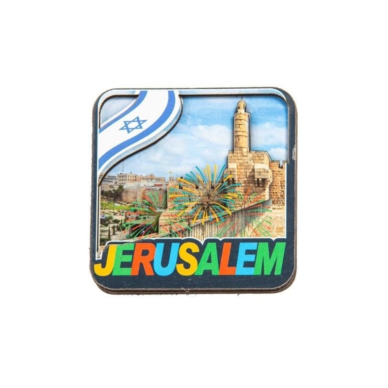 Colorful Decorative Magnet of Jerusalem