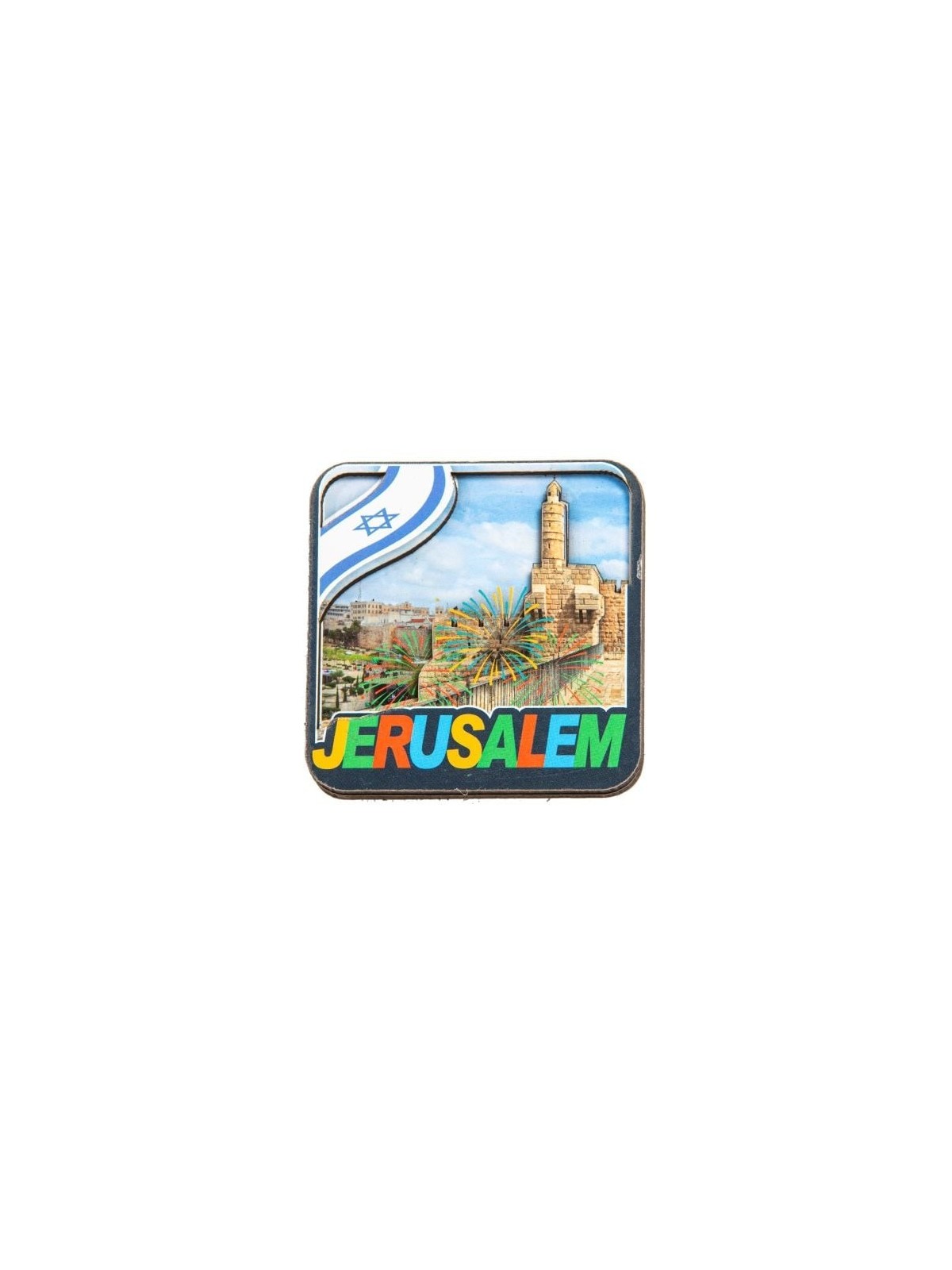 Colorful Decorative Magnet of Jerusalem