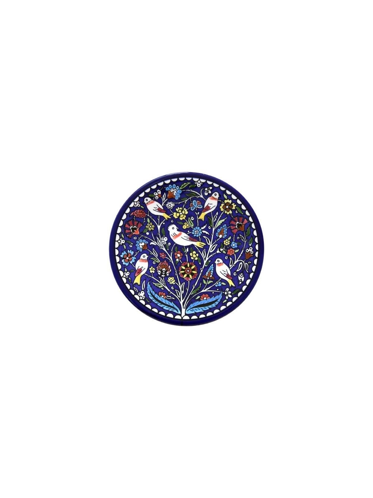 Birds Plate (blue). Armenian Ceramic