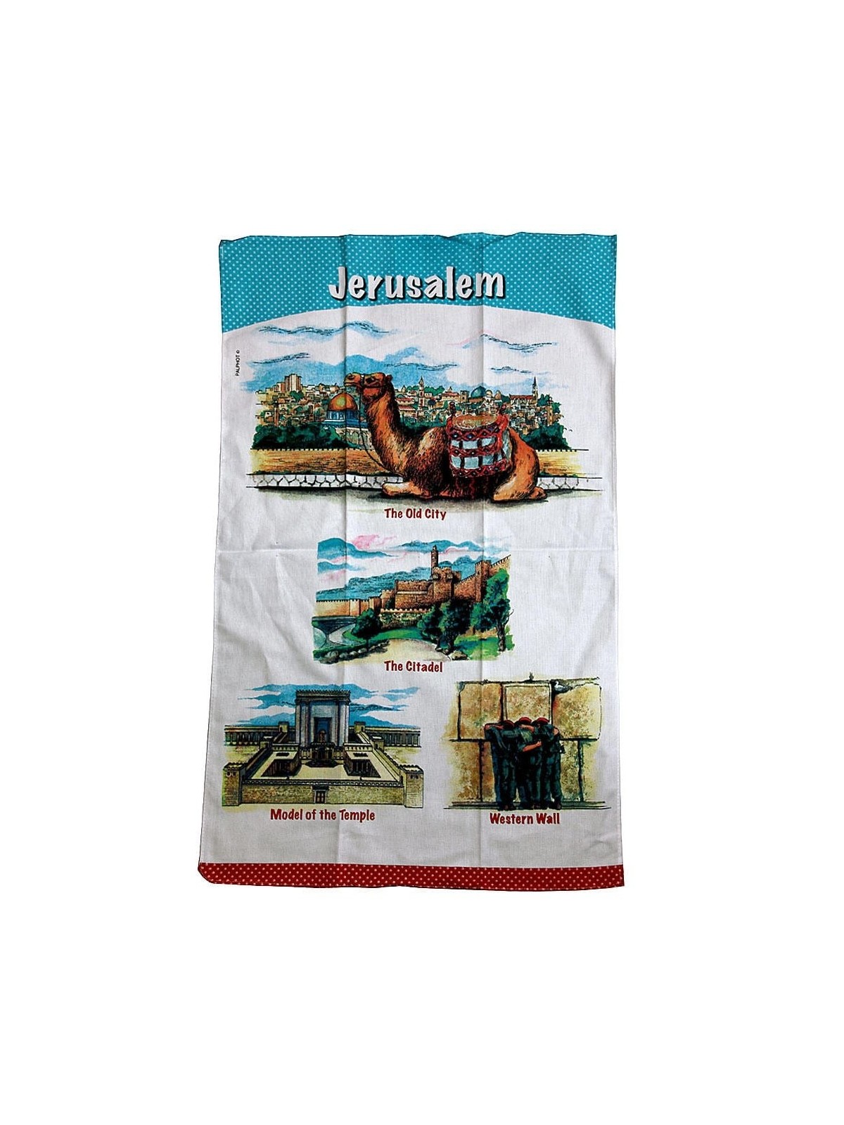 Jerusalem Towel - Famous Sites