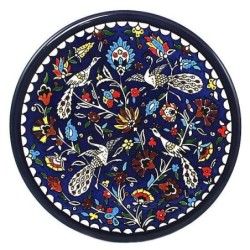 4-Peacock Plate. Armenian Ceramic